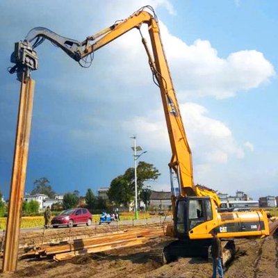 Özel Yapılmış Hızlı Üretim Süresi 21 Metre Kazık Temel Ekskavatör Kazık Çakma Kolu