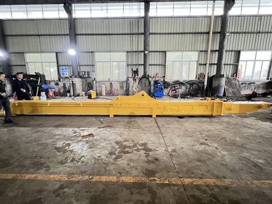 SY PC ZX için Aşınma Önleyici 10-40ton Ekskavatör Teleskopik Bom İki Segment