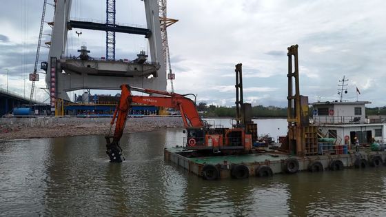 KOBELCO Hitachi için kova ve silindirli uzun kollu kazıcı kolu