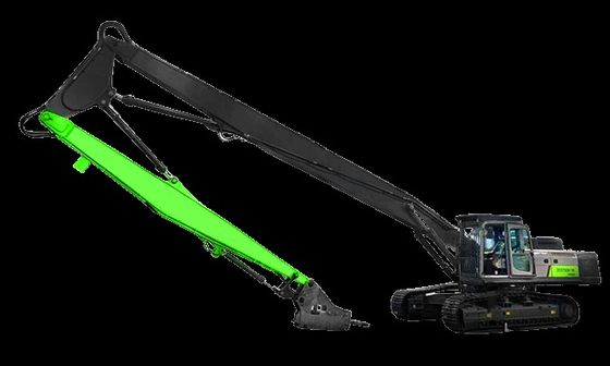 13 metrelik kazı makinesi yıkım patlaması