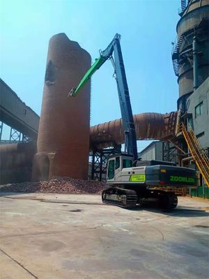 CE sertifikası PC450 320 Beton Ekskavatör Uzun Erişimli Yıkım Ataşmanları Çubuk Çok Sahne Dayanıklı