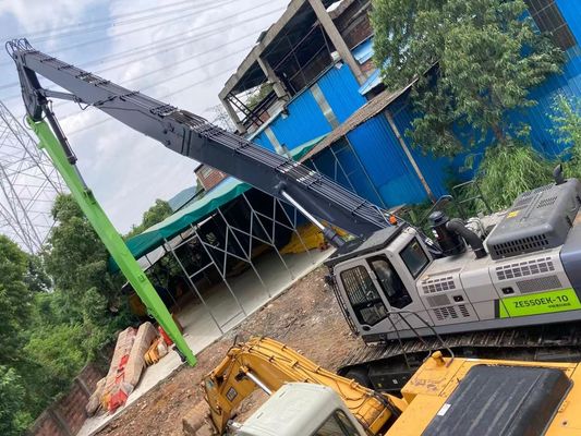 Üç bölümlü kazık makineleri Kediler için yıkım boomu Hitiachi Komatsu vb.