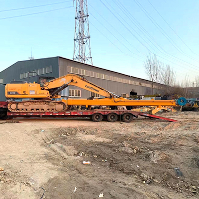 Yüksek Mukavemetli CAT Teleskopik Kepçe Kolu, kova ve kova silindiri ile uzun erişimli 14 m