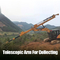 Ormancılık Makinesi PC200 Ekskavatör Teleskopik Bom, 360 Derece Döndürme Kıskaçlı kereste için uzun erişim