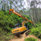 Ormancılık Ekskavatörü Teleskopik Bom uzun erişimli Ağaç Bakım İşleyicisi 25 28 32M Çekme Kolu