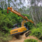 Ağaç Bakım İşleyicisi Ormancılık Ekskavatörü Kıskaçlı Teleskopik Kol