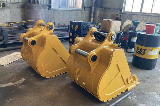 PC140 314 Tekerlekli Yükleyici Kovası 0.65cbm Q355B Hardox500 Malzeme