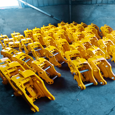 Güvenli Yüksek verimli kazıcı hızlı çiftleyici, kediler için iğneli hidrolik hızlı bağlama hitachi komatsu sanny