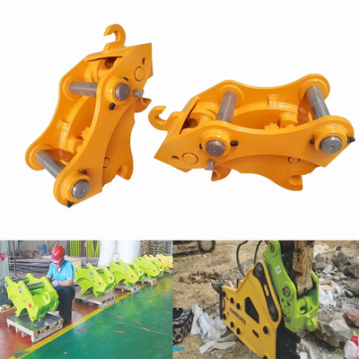Güvenli Yüksek verimli kazıcı hızlı çiftleyici, kediler için iğneli hidrolik hızlı bağlama hitachi komatsu sanny