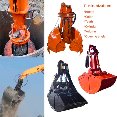 Sıcak Sarı/Gri/Etc Komatsu Dayanıklı kavisli kova mini kazıcı kovası kazıcı için kazıcı geçirgen kovası kazık kovası