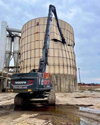20m 21m 24m Yüksek Uçuş Çökme Boom Kazı makinesi için Kazı makinesi yüksek uçuş yıkım Sanny Hitachi Komatsu Cat
