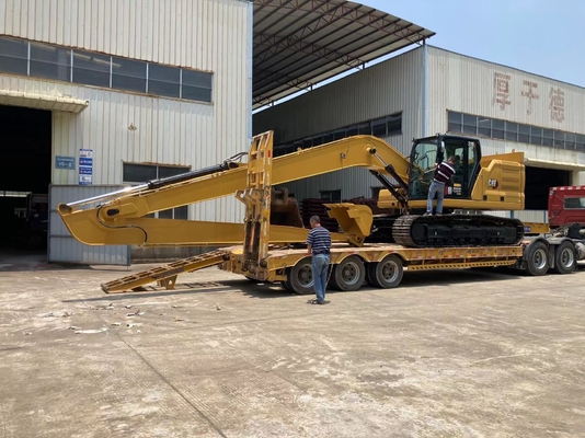 Sarı CAT 320C Uzun Erişimli Ekskavatör Bomları Alaşımlı Çelik Pratik 18M
