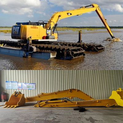 Özel Uzun Uzaylı Kazıcı Uzaylı, OEM ODM 8-30 Metre CAT Hitachi 6-120 tonluk Kazıcı Uzun Kollar için Genişletilmiş Boom Kol