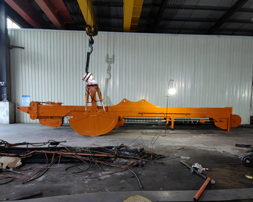 CAT Hitachi Kobelco için üç bölümlü teleskopik bomlu beton pompası ekskavatör uzun mesafeli bom