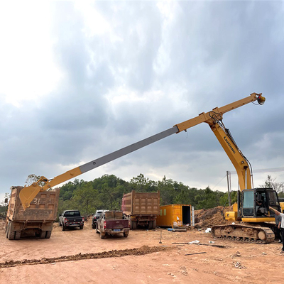 CAT320 Sağlam Ekskavatör Teleskopik Bom 14m Ağır Hizmet Kepçeli Uzun Ulaşma