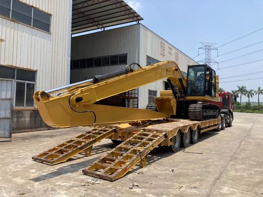320 SK200 PC200 Uzun Erişim için 18 Metre Ekskavatör Uzun Kolu