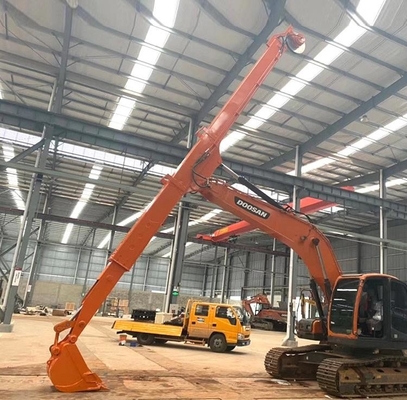 CAT320 için Pratik Q355B Ekskavatör Teleskopik Bom Uzatma Uzunluğu 14m