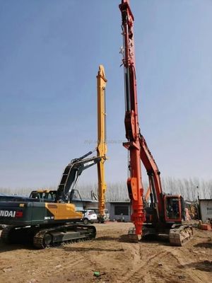 Clamshell Teleskopik Kol Uzun Uzaylı Boom 20m 25m 30m  için Hitachi Komatsu