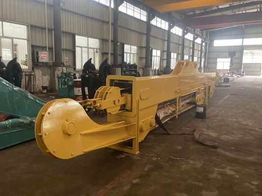 Clamshell Teleskopik Kol Uzun Uzaylı Boom 20m 25m 30m  için Hitachi Komatsu