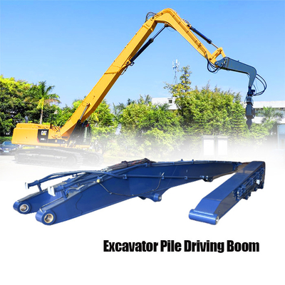 CAT Kobelco için Kıyı Ekskavatörü Kazık Çakma Bomu 2.3mx1.6mx2.2m 7.5 Ton 400RPM