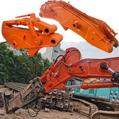 Yüksek dayanıklılıklı kazıcı tünel yumru kısa yumru kazıcı kedi için kazıcı için uzun uzanma kolu hitachi komatsu zoomlion