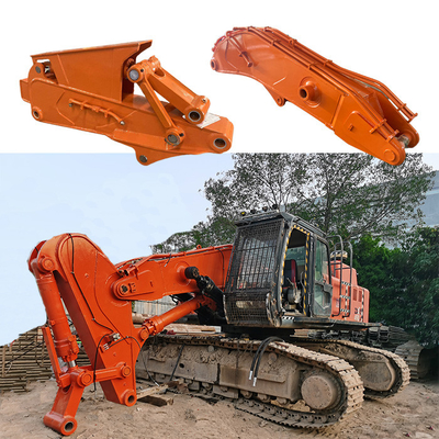 Yüksek dayanıklılıklı kazıcı tünel yumru kısa yumru kazıcı kedi için kazıcı için uzun uzanma kolu hitachi komatsu zoomlion