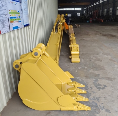 Kullanıma dayanıklı kazıcı uzun menzilli Boom 15m 16m 17m 18m Q355B Q690D Cat Kobelco için