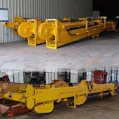 Clamshell Teleskopik Kol Uzun Uzaylı Boom 20m 25m 30m  için Hitachi Komatsu