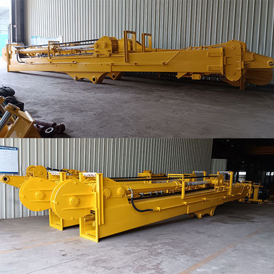 Clamshell Teleskopik Kol Uzun Uzaylı Boom 20m 25m 30m  için Hitachi Komatsu
