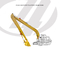 Özelleştirme Mümkün Yüksek Güçlü Kazıcı Uzun Booms Kol Uzun Boom Kazıcısı 25-28m XE370 SY550 Etc için