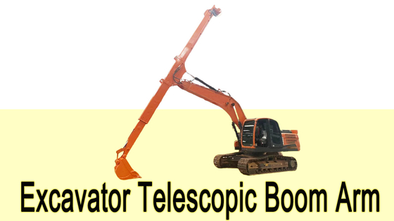 Yüksek hassasiyetli kazıcı iki aşamalı teleskopik kol 12T-35T Foundation Pit Caisson Projesi LG700 ZX240