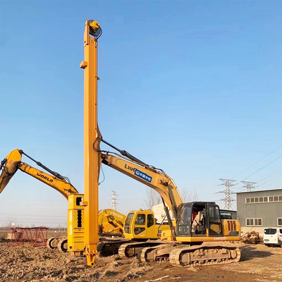 Yüksek hassasiyetli kazıcı iki aşamalı teleskopik kol 12T-35T Foundation Pit Caisson Projesi LG700 ZX240