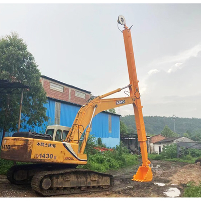 Yüksek hassasiyetli kazıcı iki aşamalı teleskopik kol 12T-35T Foundation Pit Caisson Projesi LG700 ZX240