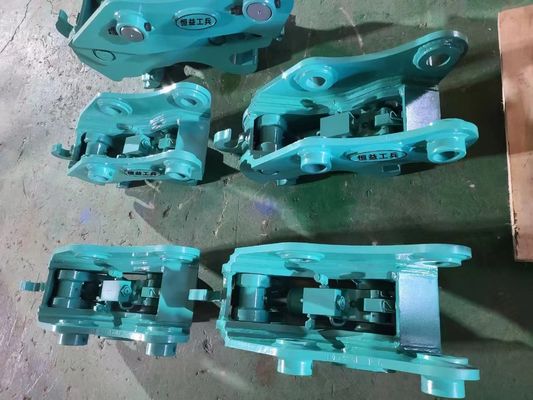 Güvenli Yüksek verimli kazıcı hızlı çiftleyici, kediler için iğneli hidrolik hızlı bağlama hitachi komatsu sanny