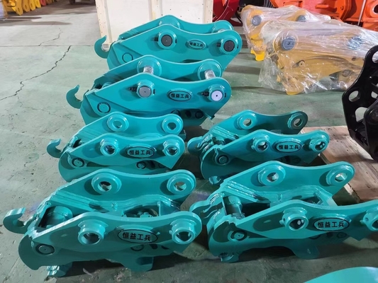 Güvenli Yüksek verimli kazıcı hızlı çiftleyici, kediler için iğneli hidrolik hızlı bağlama hitachi komatsu sanny