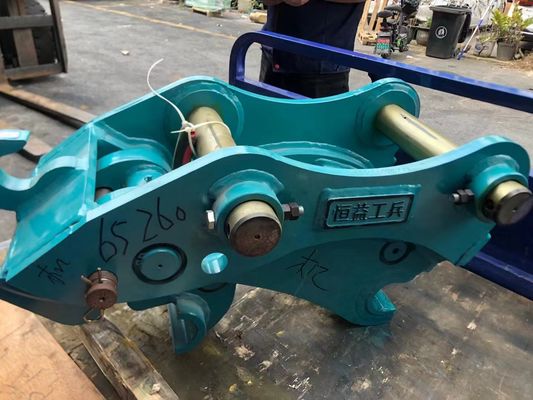 Güvenli Yüksek verimli kazıcı hızlı çiftleyici, kediler için iğneli hidrolik hızlı bağlama hitachi komatsu sanny