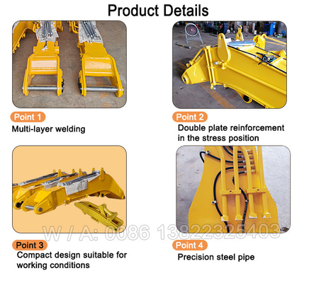 Cat Hitachi Komatsu Kazıcı Tünel Boom kazıcı kısa kol kazıcı kısa yumruk kol kazıcı yumruk ve kol kazıcı yumruk kol kısa menzilli yumruk