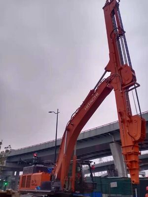 Yüksek hassasiyetli CAT320 Kazıcı Üç Aşamalı Teleskopik Kol BS900E Derin Çukur Mühendisliği İçin