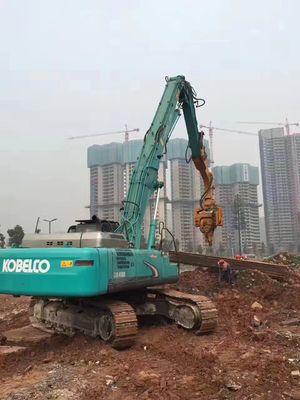 Yüksek verimlilikli ZX520 kazıcı yığma kolu Q355B/Q690D belediye Sanshui yönlendirme demiryolu köprüsü projesi 160 derece açıktır