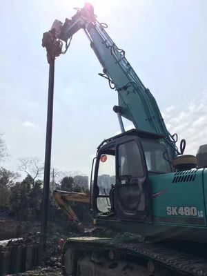Yüksek verimlilikli ZX520 kazıcı yığma kolu Q355B/Q690D belediye Sanshui yönlendirme demiryolu köprüsü projesi 160 derece açıktır