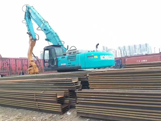 Yüksek verimlilikli ZX520 kazıcı yığma kolu Q355B/Q690D belediye Sanshui yönlendirme demiryolu köprüsü projesi 160 derece açıktır