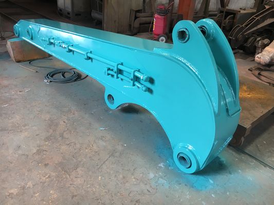 Yüksek verimlilikli ZX520 kazıcı yığma kolu Q355B/Q690D belediye Sanshui yönlendirme demiryolu köprüsü projesi 160 derece açıktır