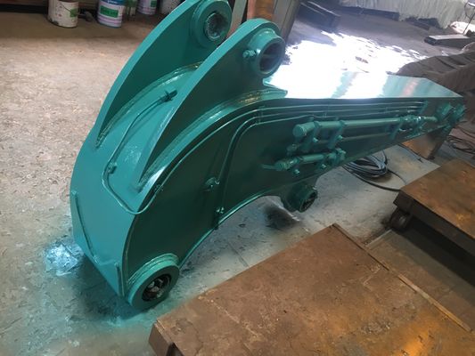 Yüksek verimlilikli ZX520 kazıcı yığma kolu Q355B/Q690D belediye Sanshui yönlendirme demiryolu köprüsü projesi 160 derece açıktır