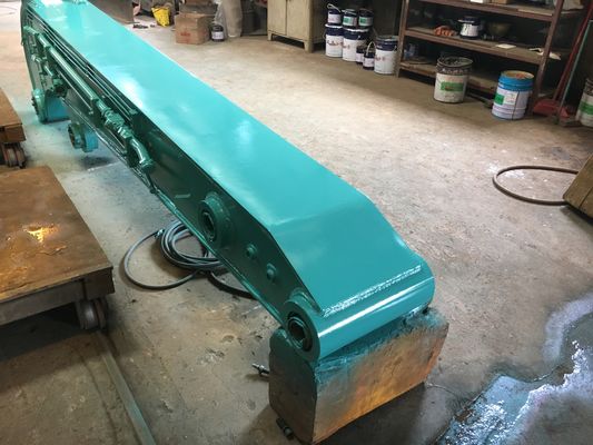 Yüksek verimlilikli ZX520 kazıcı yığma kolu Q355B/Q690D belediye Sanshui yönlendirme demiryolu köprüsü projesi 160 derece açıktır