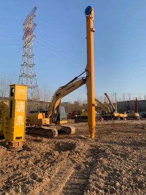 Yüksek dayanıklılıklı kazıcı PC350 iki aşamalı teleskopik dalga kolu tüpü LG700 malzeme konfigürasyonu takma kova derin çukur inşaat operasyonu 35T