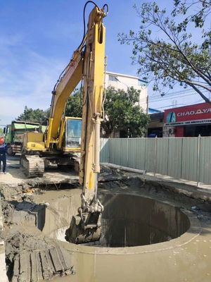 Güçlü kazma performansı kazıcı kaydırma kolu SH240 Metro Jacking Tünel 24T için aksesuarlar ile
