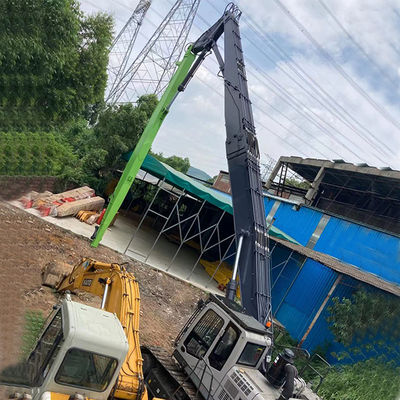 13 metrelik kazı makinesi yıkım patlaması