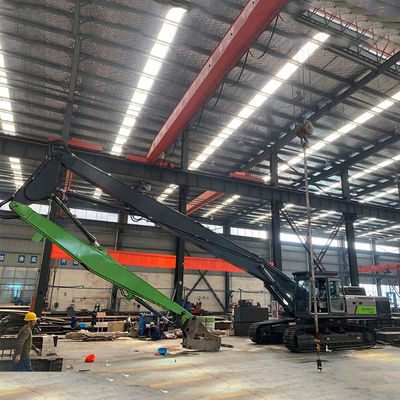 13 metrelik kazı makinesi yıkım patlaması