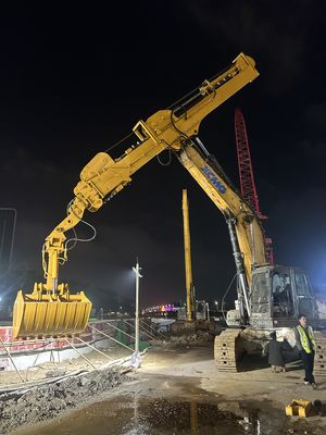 Yüksek Kaliteli 20 Metre Üç Bölümlü Teleskopik Kol ve Kapaklı Kova Satılık