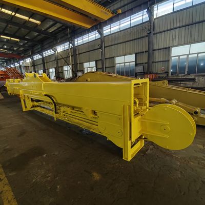 Üç Aşamalı Teleskopik Kol Ekskavatör Uzun Erişim Bomu ve Kol Uzantısı SH370 Ekskavatör için Uzun Erişim Bom Kolu